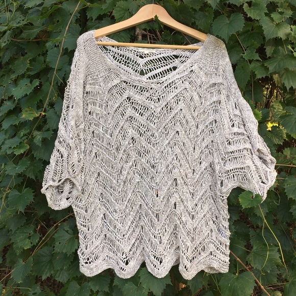 Eileen Fisher Tops - Eileen Fisher Crochet Top Size XL